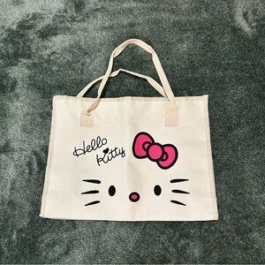 Hello Kitty Canvas Tote Bag